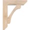 Ekena Millwork Legacy Slat Smooth Bracket w/ Offset Brace, Douglas Fir, 5 1/2"W x 18"D x 22"H BKT0604X18X22LEC06SDF - alternate 4